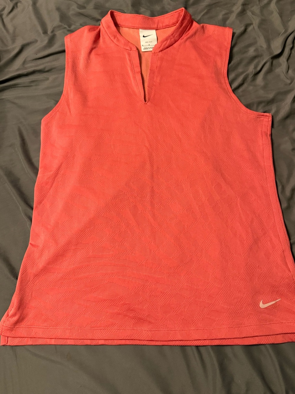 Nike Coral-pink Dri-FIT Sleeveless Athletic Top